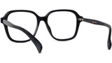 Boke Flower Black Square Eyeglasses