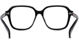 Boke Flower Black Square Eyeglasses