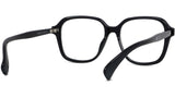 Boke Flower Black Square Eyeglasses