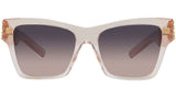 Plumetis Pink Geometric Sunglasses