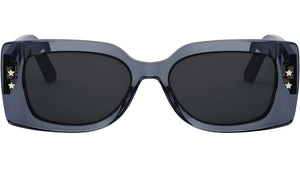 DiorPacific S1U 74B0 Grey Blue Geometric Sunglasses