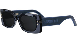 DiorPacific S1U 74B0 Grey Blue Geometric Sunglasses