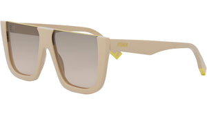 Fendi Way Brown Square Sunglasses