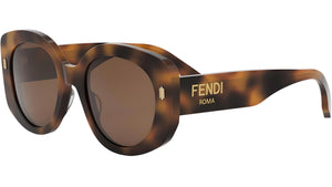 Fendi Roma Havana Round Sunglasses