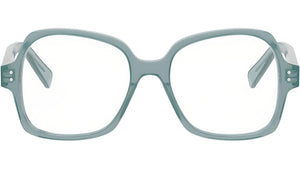 CELINE Thin Green Geometric Eyeglasses