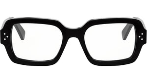 CELINE 3 Dots Black Rectangular Eyeglasses