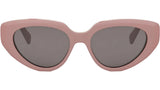 CELINE 3 Dots Solid Rose Cat Eye Sunglasses