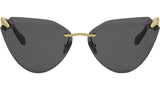 Serpenti Light Gold Cat Eye Sunglasses