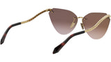 Serpenti Light Gold Cat Eye Sunglasses