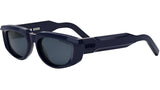 DiorXplorer S3I Navy Geometric Sunglasses