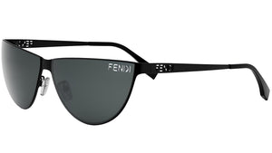 Fendi Cut Out Black Cat Eye Sunglasses