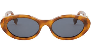 FF Diamonds Havana Cat Eye Sunglasses