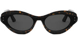 DiorMeteor B1I Havana Butterfly Sunglasses