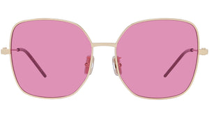 GV Speed Light Gold Geometric Sunglasses