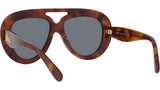 Curvy Tortoise Pilot Sunglasses