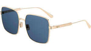 DiorCannage S1U B0B0 Gold Blue Square Sunglasses
