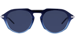 GV One Blue Round Sunglasses