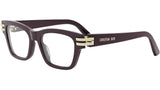 CDiorO S2I Red Rectangular Eyeglasses