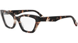 Fendi Way Havana Cat Eye Eyeglasses