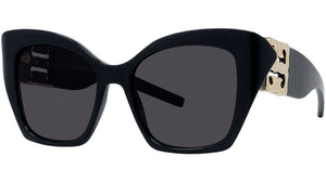 4G Liquid Black Square Sunglasses