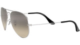 Aviator Gradient RB3025 003/32 Silver Grey