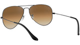 Aviator Gradient RB3025 004/51 Gunmetal Brown