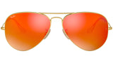 Aviator Flash Lenses RB3025 112/69 Gold Orange