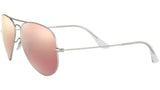 Aviator Flash Lenses RB3025 019/Z2 Matte Silver Copper