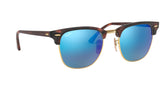 Clubmaster Flash Lenses RB3016 sand havana and gold