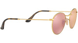 Round Flat Lenses RB3447N gold copper