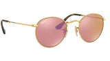 Round Flat Lenses RB3447N gold copper