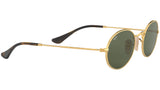 Oval Flat Lenses RB3547N 001 Gold Green