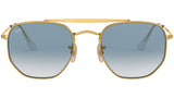 The Marshal RB3648 gold clear gradient blue