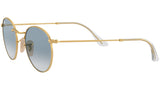 Round Flat Lenses RB3447N gold azure