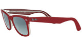 Original Wayfarer Bicolor 0RB2140 red on grey