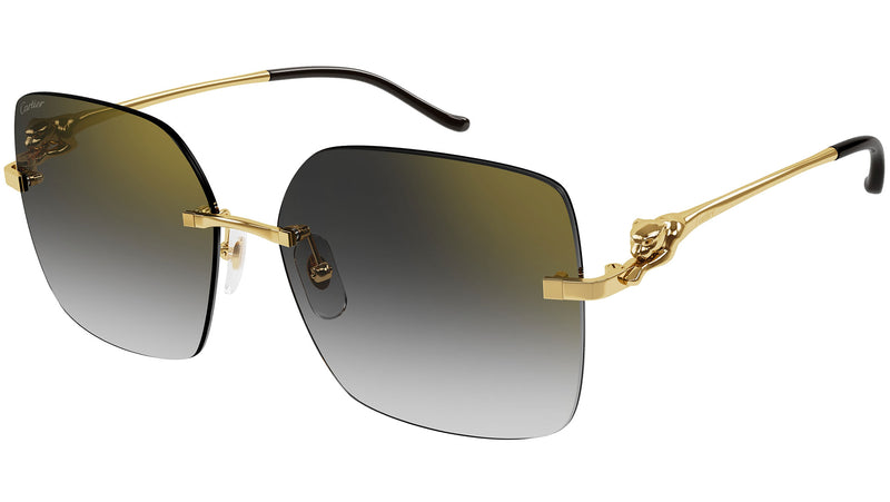 Occhiali da sole Cartier CT0359S 002 Oro otticaborin