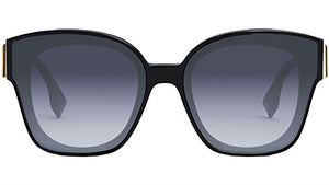 Fendi First Black Square Sunglasses